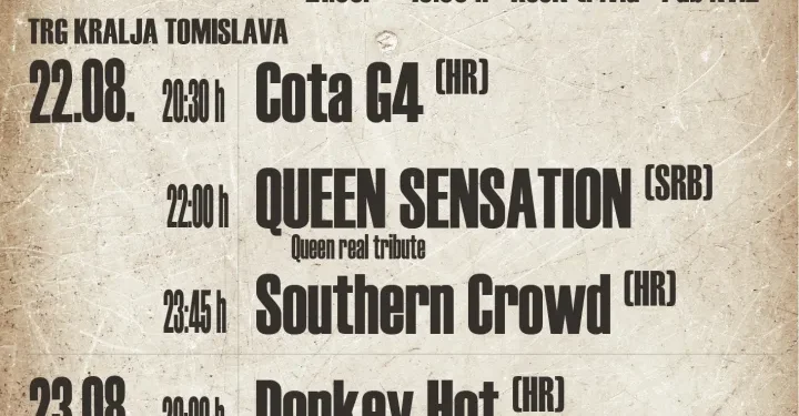 Ljubitelji rock kulture – započeo je Daruvar Rock City festival!