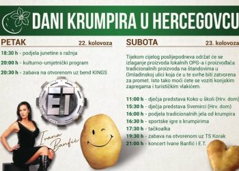 Hercegovac u znaku Dana krumpira – stiže bogat program i više od 2.000 porcija jela