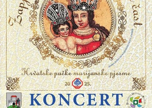 Očekuje nas tradicionalni koncert: „Zapjevajmo danas Mariji na čast“