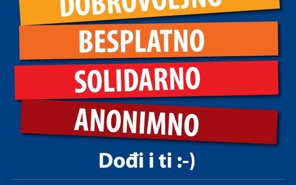 Crveni križ poziva na akciju dobrovoljnog darivanja krvi u kolovozu