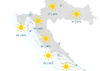 Hrvatsku zahvatio snažan val vrućine: Temperature idu do 39 stupnjeva!