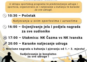 Prijavite se za čazmanske sportske susrete. I kuhari dolaze u obzir!