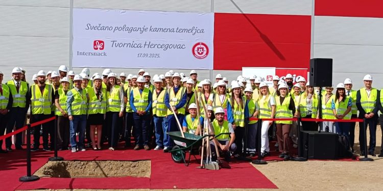 Čipsara u Hercegovcu udvostručuje proizvodnju, položen kamen temeljac novog pogona
