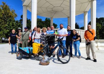 Bjelovarčani dočekali Štefana Brajkovića nakon 4.250 kilometara na biciklu!