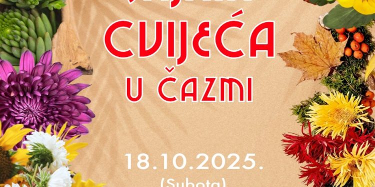 Čazmanska subota u znaku cvijeća