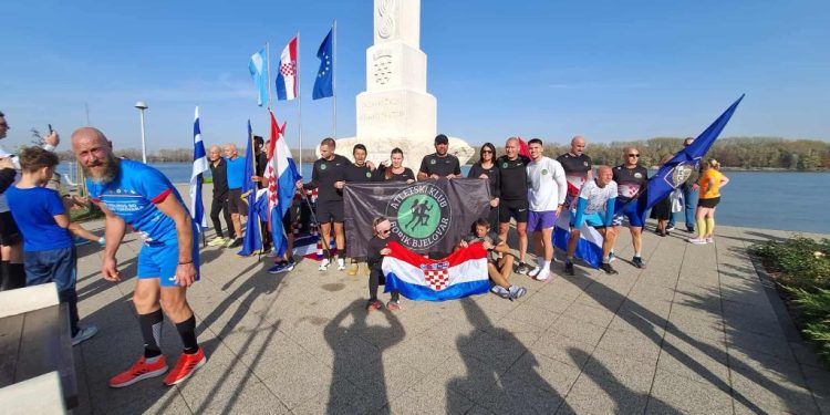 Atletičari Borika istrčali memorijalnu dionicu Osijek – Vukovar: 36 kilometara za sjećanje na heroje