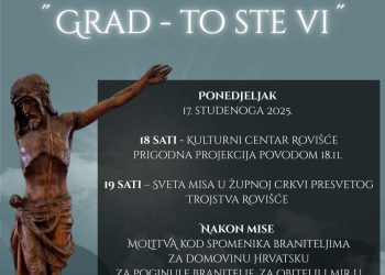 Općina Rovišće i Župa Presvetog Trojstva obilježavaju Dan sjećanja na žrtve Domovinskog rata i Dan sjećanja na žrtvu Vukovara i Škabrnje