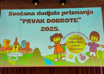 Bjelovar nagradio „male ljude velikih djela“: Održana svečana dodjela priznanja Prvak dobrote 2025.