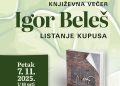 Književna večer s Igorom Belešom u Gradskom muzeju Bjelovar: Predstavljanje romana „Listanje kupusa“