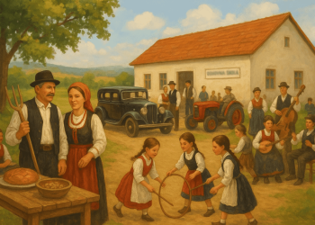 Donja Kovačica slavi tradiciju i baštinu – manifestacija uz oldtimere, tamburaše i starinske igre