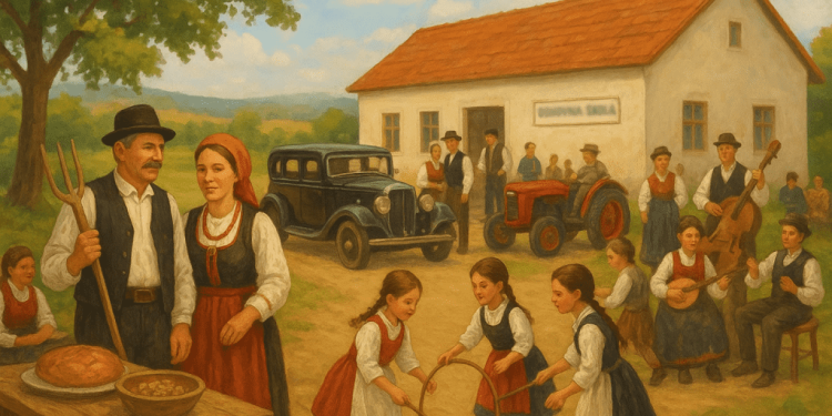 Donja Kovačica slavi tradiciju i baštinu – manifestacija uz oldtimere, tamburaše i starinske igre