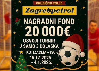 Još se stignete prijaviti! Kreće 7. Malonogometna božićna liga u Grubišnom Polju