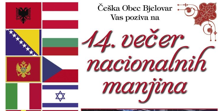 Bjelovar slavi multikulturalnost na 17. Večeri nacionalnih manjina: 380 izvođača na jedinstvenoj manifestaciji