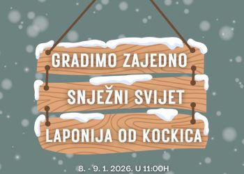 Radionice za djecu: Gradimo snježni svijet i Laponiju od kockica