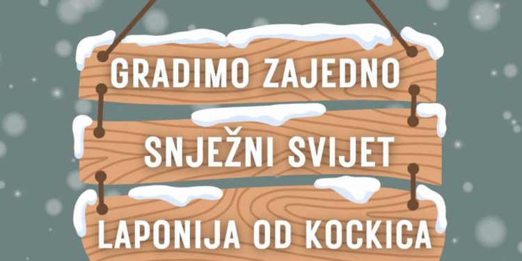 Radionice za djecu: Gradimo snježni svijet i Laponiju od kockica