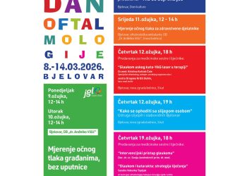 Tjedan oftalmologije u Bjelovaru: Besplatna mjerenja očnog tlaka i bogat edukativni program