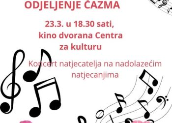 Čazma u ponedjeljak domaćin koncertu mladih glazbenih talenata