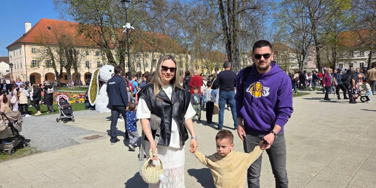 FOTO Nikad više djece u parku: uskrsna potraga okupila tisuće Bjelovarčana