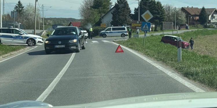 Prometna nesreća na Đurđevačkoj cesti kod skretanja za Letičane, promet otežan
