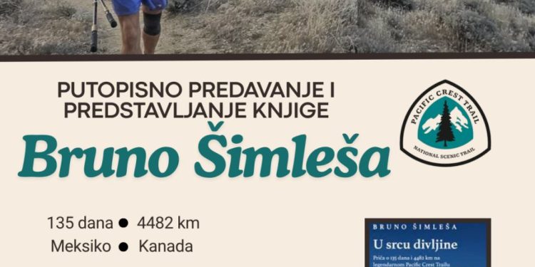 Bruno Šimleša stiže u Bjelovar s putopisom života, 4482 km od Meksika do Kanade