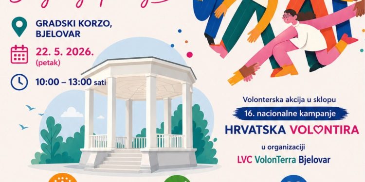 Bjelovar obilježava “Hrvatska volontira”: Građane očekuju radionice, mjerenja i iskustvo života bez prepreka