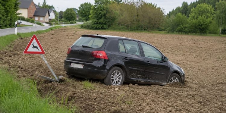 U Švicarskoj možda nemaju znakove? Vozačica u Ivanskoj završila na oranici