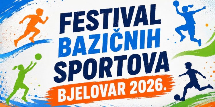Festival bazičnih sportova stiže u Bjelovar: Djecu očekuju poligoni i igra, odrasle predavanja stručnjaka