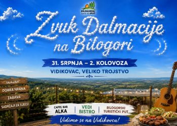 Dalmacija stiže na Bilogoru! Tri dana glazbe, domaće hrane i zabave na Vidikovcu u Velikom Trojstvu