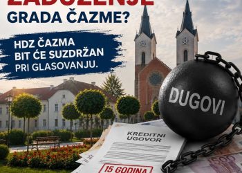 HDZ Čazma bit će suzdržan pri glasovanju o dugoročnom zaduženju Grada