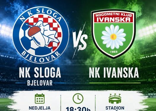 NK Sloga Bjelovar u nedjelju dočekuje NK Ivansku u pripremnoj utakmici