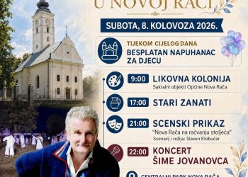 Bogat program u Novoj Rači uoči Velike Gospe: Likovna kolonija, stari zanati, predstava i koncert Šime Jovanovca