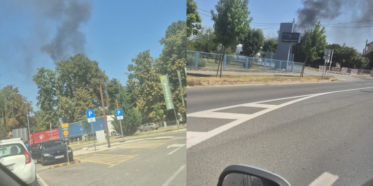 Požar u Kronospanu u Bjelovaru? Gusti dim širi se područjem