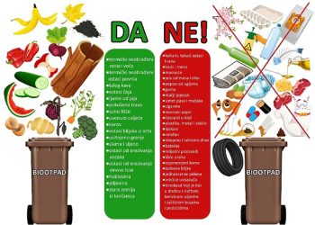 Biootpad nije smeće: Evo što smijete, a što ne smijete baciti u smeđi spremnik