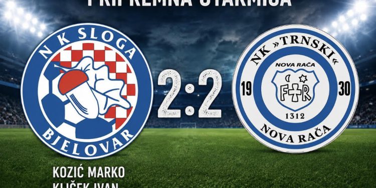 NK Sloga u posljednjoj provjeri remizirao s Novom Račom
