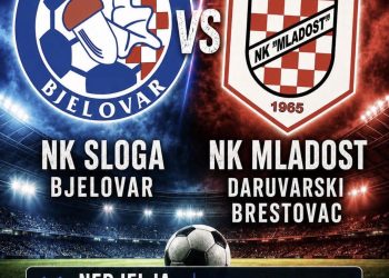Sloga Bjelovar u nedjelju dočekuje Mladost iz Daruvarskog Brestovca