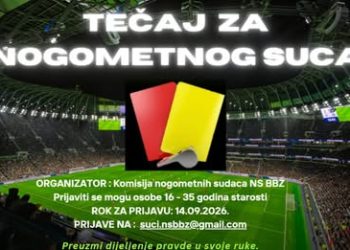 Postani nogometni sudac: Županijska sudačka organizacija traži nove mlade snage