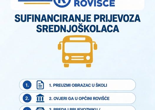 Općina Rovišće i ove godine sufinancira prijevoz srednjoškolaca
