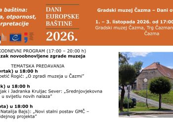 Nakon osam godina ponovno otvara vrata: Gradski muzej Čazma poziva na Dane otvorenih vrata