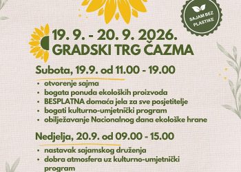 Čazmu ovog vikenda očekuje 12. Eko sajam: više od 40 izlagača i prvi ČA Fest