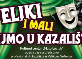Veliki Grđevac dobiva svoju kazališnu sezonu: Čak osam predstava, a ulaz je potpuno besplatan!