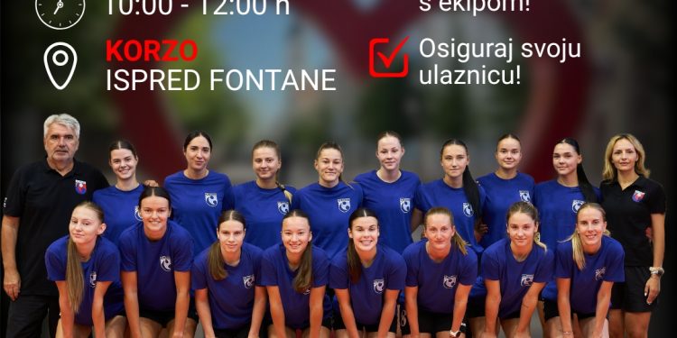ŽRK Bjelovar u subotu na korzu: Dođite upoznati igračice i zagrijati atmosferu uoči europske utakmice