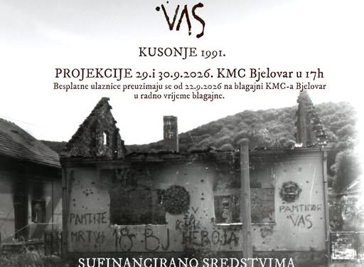 Film o Kusonjama 1991. stiže u Bjelovar, idući tjedan besplatne projekcije