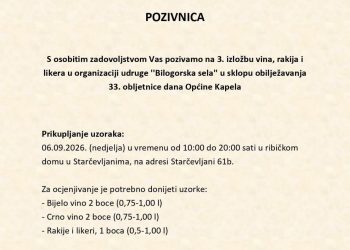Uskoro 3. izložba vina, rakija i likera u Kapeli: Pozivaju sve proizvođače da prijave svoje uzorke