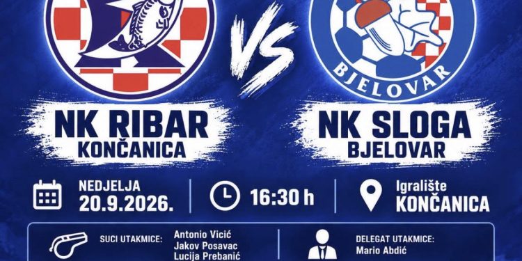 NK Ribar Končanica dočekuje NK Slogu Bjelovar u 5. kolu 1. ŽNL NSBBŽ