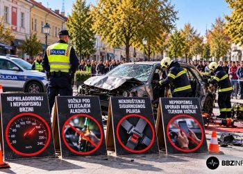 „Netko vas doma čeka!”: Bjelovarska policija sutra na Korzu pokazuje koliko jedna pogreška u prometu može biti opasna