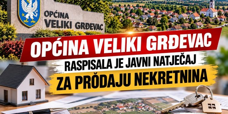 Općina Veliki Grđevac prodaje zemljišta: Cijene počinju od 576 eura, a najveći paket nudi se za 23.546 eura