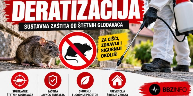 U Bjelovaru počinje jesenska deratizacija: Evo koja su naselja obuhvaćena i kada se provodi