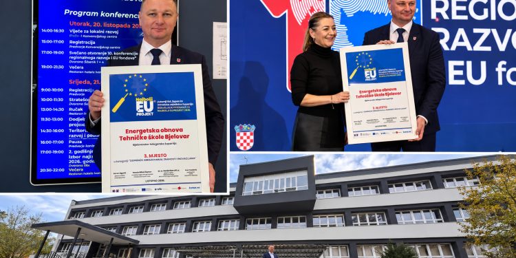 Veliko priznanje za Bjelovarsko-bilogorsku županiju! Projekt obnove Tehničke škole među tri najbolja u Hrvatskoj