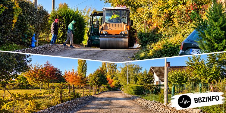 U Gornjem Tomašu asfaltira se 700 metara ceste: Grad Bjelovar ulaže oko 65 tisuća eura