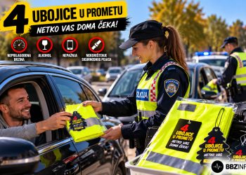 Čak 558 prometnih nesreća u devet mjeseci! Policija u BBŽ-u ovaj put zaustavljala vozače kako bi ih nagradila